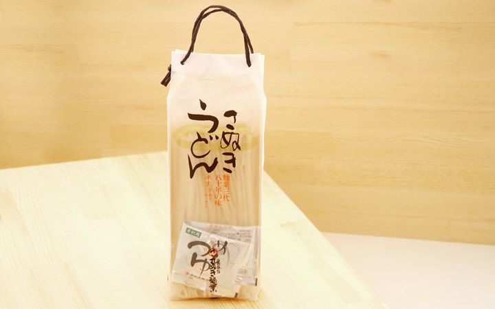 【さぬき麺業(株)】手さげ半生うどん　300g×2袋(6人前)　つゆ付