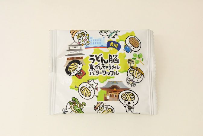 【ツジセイ製菓(株)】うどん脳焦がしキャラメルバターワッフル(小)