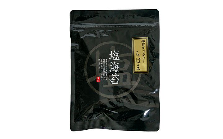 【(有)地濱水産】塩海苔　8切80枚