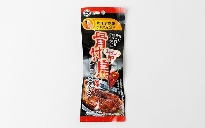 【(株)おがた食研】スパイシーUP骨付鳥味スティック