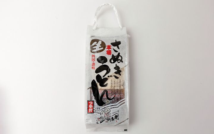 【(有)日の出製麺所】ぶっかけうどん(手提げタイプ:200g×2　ぶっかけだし 2個) : 4人前