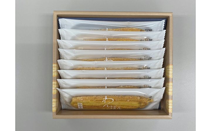【ツジセイ製菓(株)】わんぼん　讃岐和三盆パイ8枚入