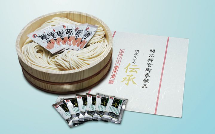 【(株)藤井製麺】さぬきうどん詰合せ(たらい付き) BN-5A
