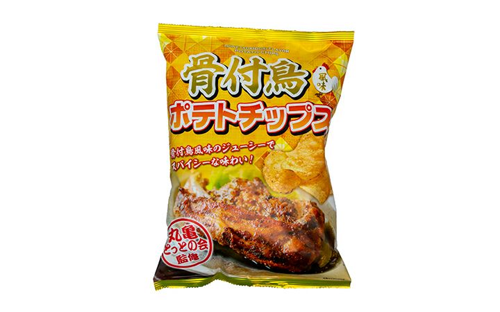 【(株)マルシン】骨付鳥風味ポテトチップス 100g
