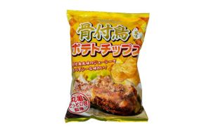 【(株)マルシン】骨付鳥風味ポテトチップス 100g