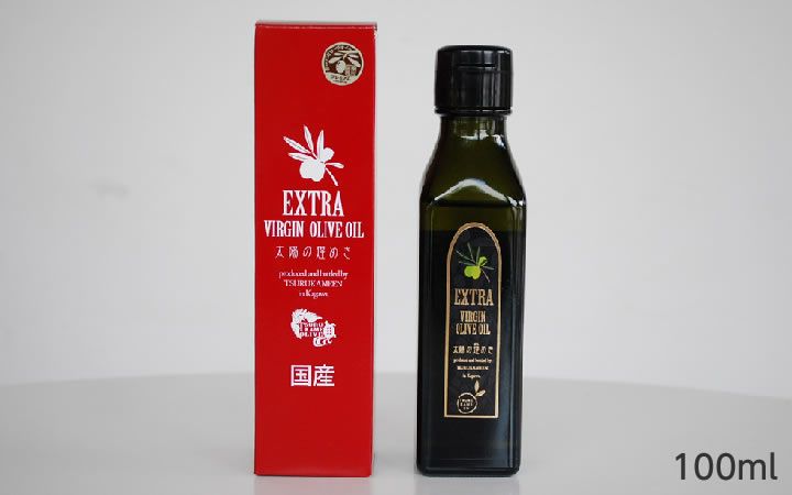 【(株)鶴亀園】令和6年産 太陽の煌めき　エキストラ・ヴァージンオリーブオイル　100ml