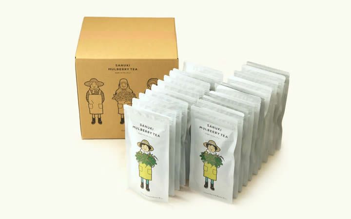 【(有)西森園】さぬきマルベリーティー【桑茶玄米ティーバッグ20個セット(箱付き)】