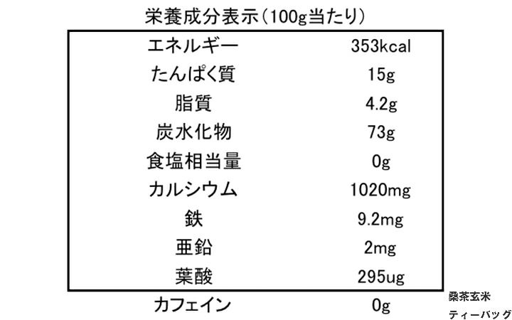 【(有)西森園】さぬきマルベリーティー【桑茶玄米ティーバッグ20個セット(箱付き)】