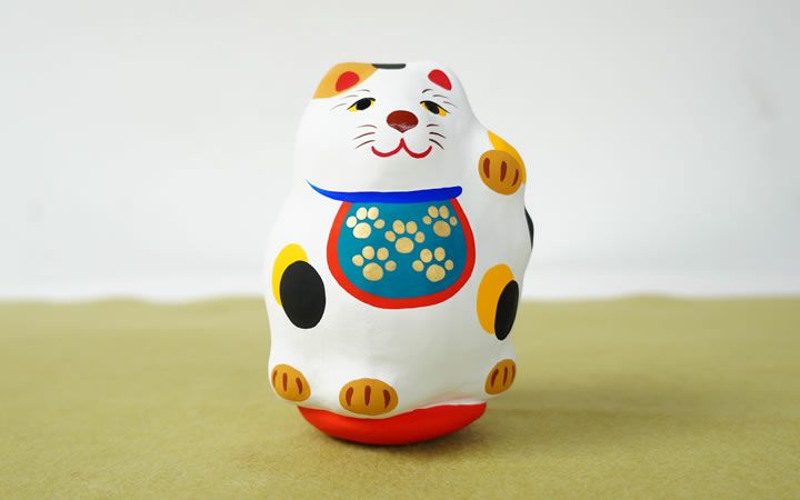 張子工房ウスイ】高松張子 まねき猫 | 栗林庵オンラインショップ
