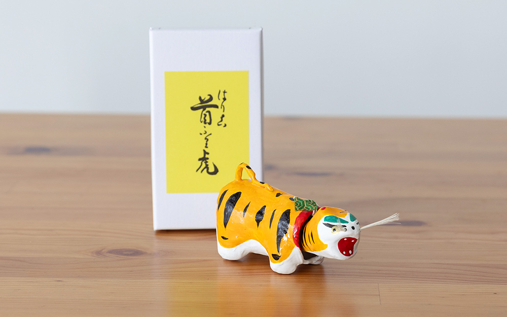 【田井民芸】張り子虎 豆虎