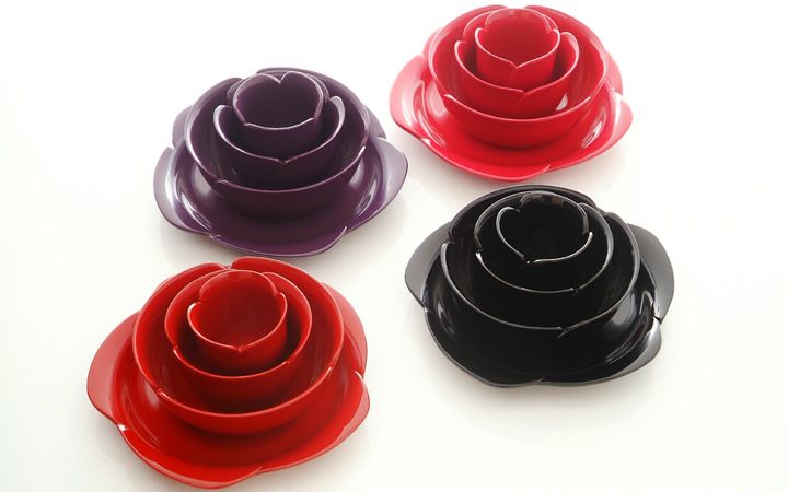 【一和堂工芸(株)】薔薇の器