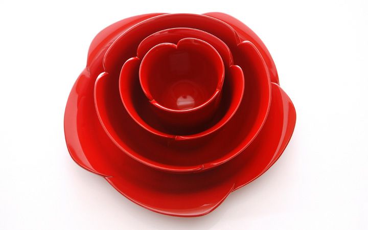 【一和堂工芸(株)】薔薇の器