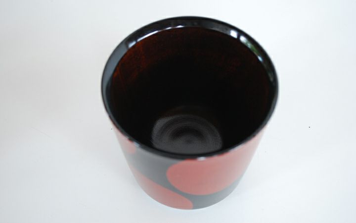 【一和堂工芸(株)】香川漆器 「水玉カップ」