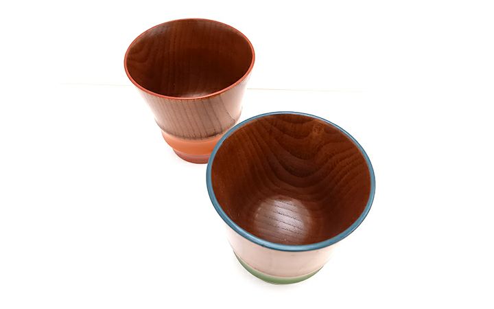 香川漆器【(株)黒松】いろどり　焼酎カップ