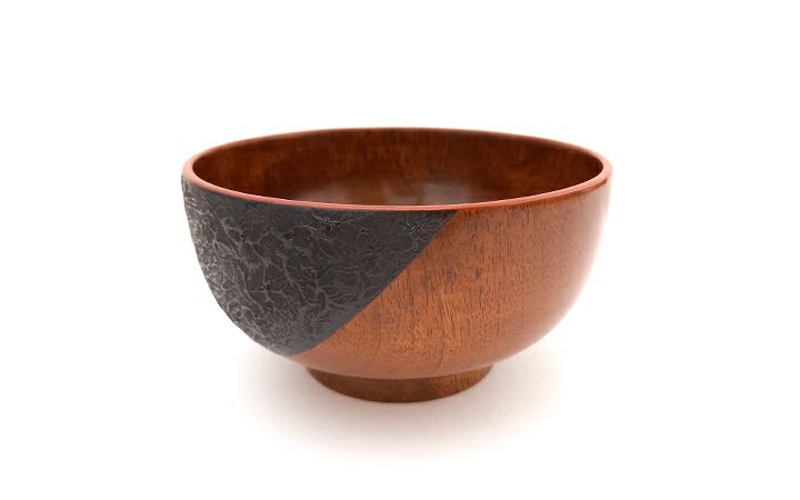 香川漆器【(株)黒松】たたき象谷塗　多用椀