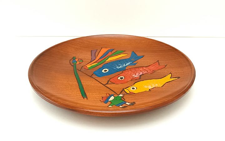 香川漆器【(株)黒松】讃岐彫飾皿