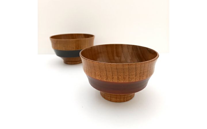 香川漆器【(株)黒松】うたげ　汁椀ペア