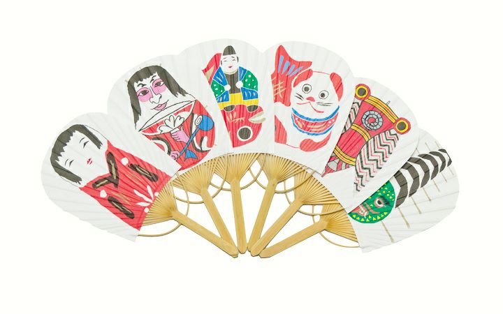 【四国団扇(株)】ミニ小判うちわ涼風だより　讃岐の民芸品