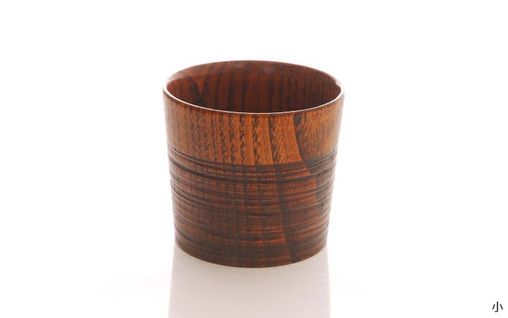 香川漆器【(有)クラフト・アリオカ】栗　カップ　小