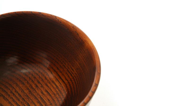 香川漆器【(有)クラフト・アリオカ】栗　汁椀　大