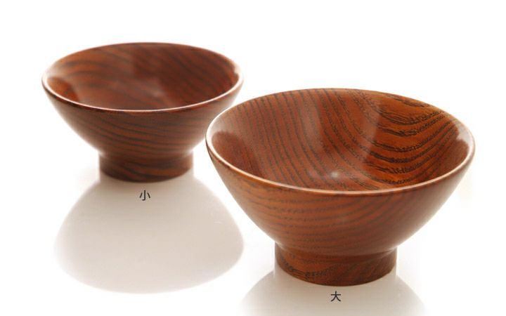 香川漆器【(有)クラフト・アリオカ】結婚祝い 栗 飯椀セット
