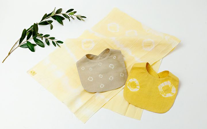 【手作り工房　恵】スタイと手ぬぐいのお祝いセット(一点もの)