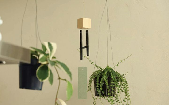 【(有)平井石産】KLANG KLANG サヌカイト風鈴(ひのき)