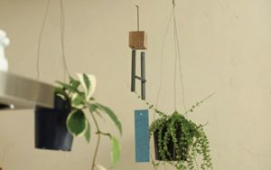 【(有)平井石産】KLANG KLANG サヌカイト風鈴(ウォルナット)