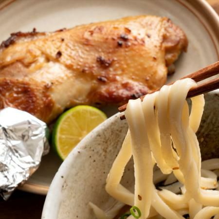 ※冷蔵※【(株) 紀州屋】さぬき純生うどんと骨付鶏のセット