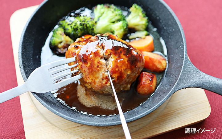 ※クール便、送料込※【(有)しゃぶ亭まる】オリーブ牛入生ハンバーグ6個セット(ソース付)化粧箱入