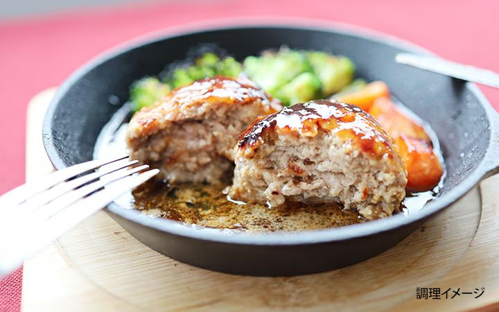 ※クール便、送料込※【(有)しゃぶ亭まる】オリーブ牛入生ハンバーグ6個セット(ソース付)化粧箱入