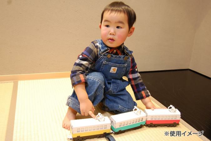 【hacomo(株)】hacomo kids 電車キット(赤)