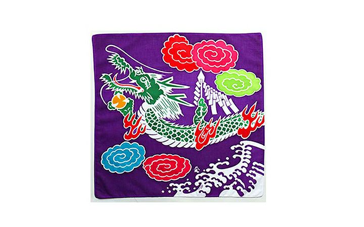 【(有)大川原染色本舗】獅子舞ゆたんハンカチ