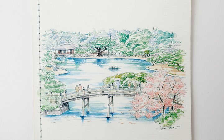 【(有)松原製本所】wagami栗林庵オリジナルノート