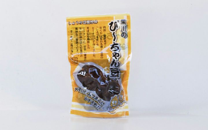 【(有)黒川加工食品】黒川のぴ～ちゃん豆　110g