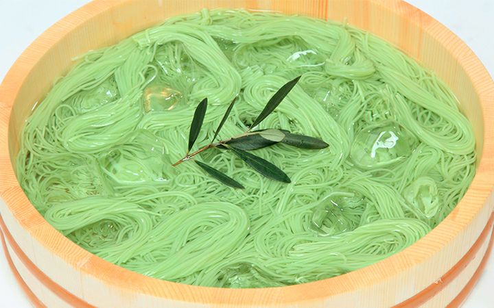 【小豆島ヘルシーランド(株)】半生オリーヴそうめんとレモンオリーヴオイルつゆのセット