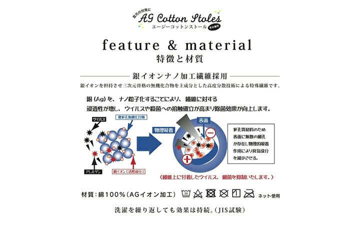 【(株)イチレン】Agコットンストール