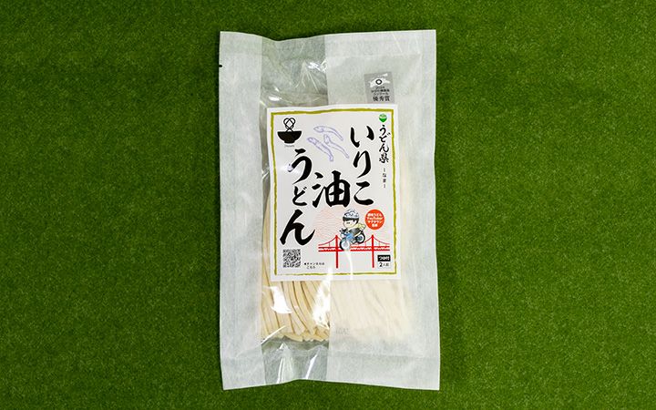 瀬戸内讃岐工房 (株)】いりこ油うどん2人前(つゆ付) | 栗林庵